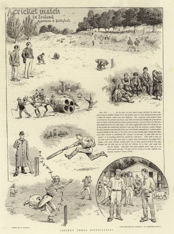 Un match de cricket en Irlande - William Ralston