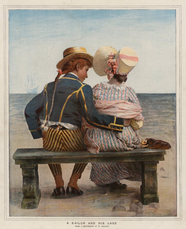 Un marin et sa bien-aimée - William Ralston