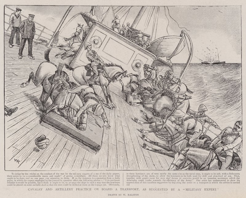 Exercice de cavalerie et d