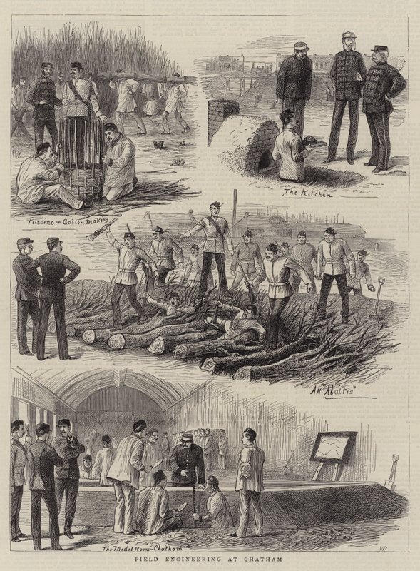Génie militaire à Chatham - William Ralston