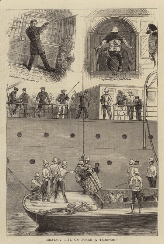 Vie militaire à bord d