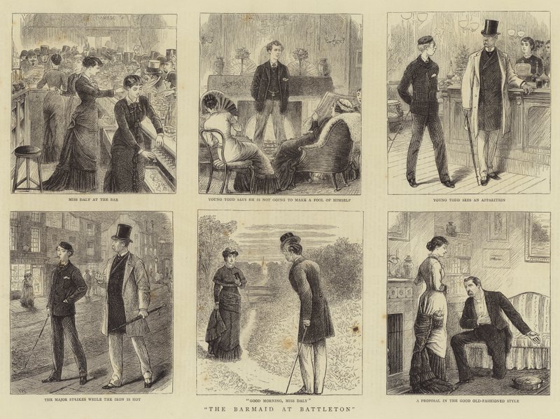 La serveuse à Battleton - William Ralston