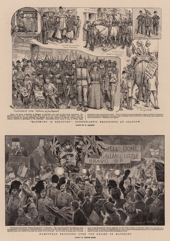 Le soulagement de Mafeking - William Ralston