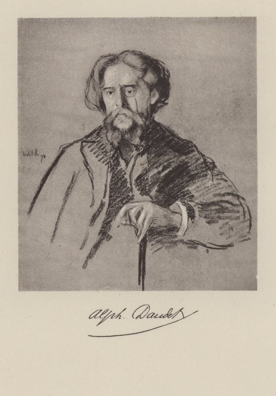 Alphonse Daudet, romancier français - William after Rothenstein