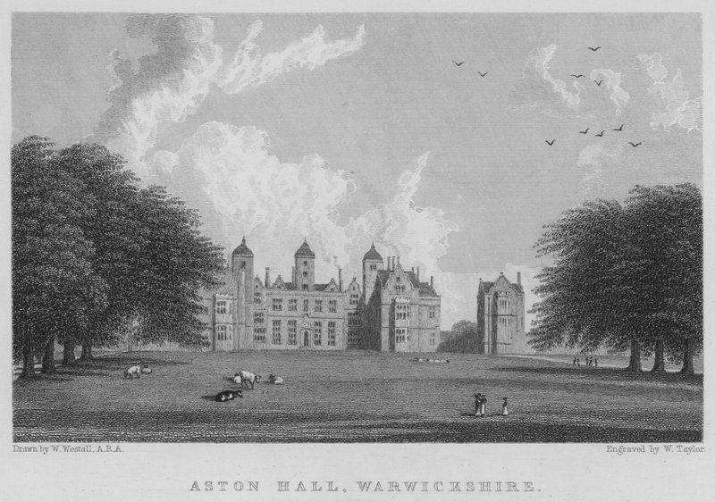 Aston Hall, Warwickshire - William (after) Westall