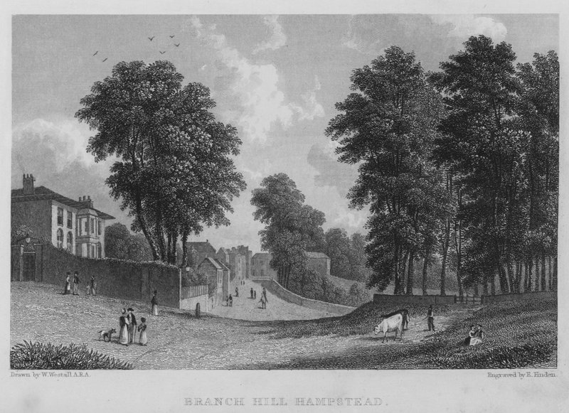 Branch Hill, Hampstead - William (after) Westall