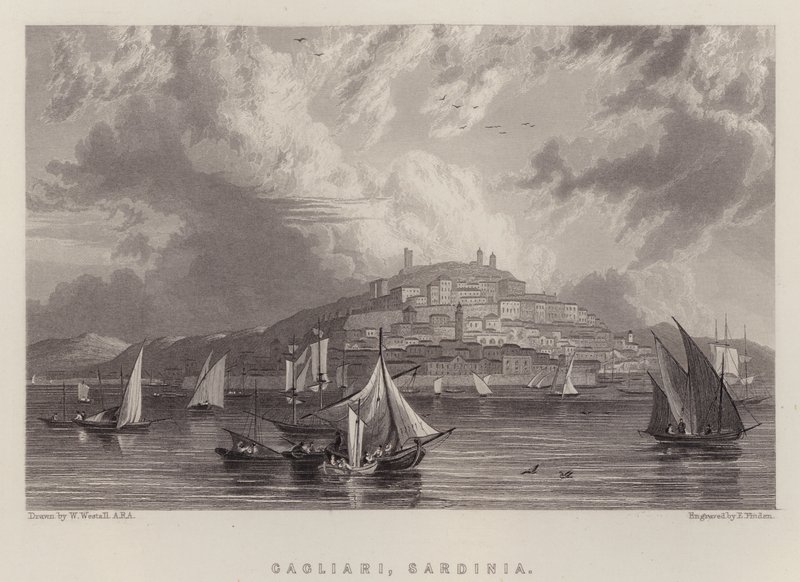 Cagliari, Sardaigne - William (after) Westall