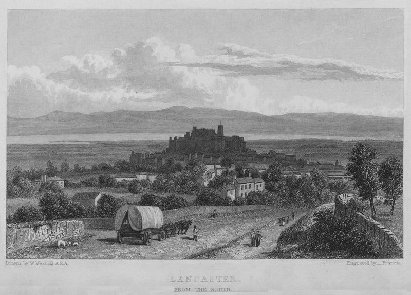 Lancaster, depuis le Sud - William (after) Westall