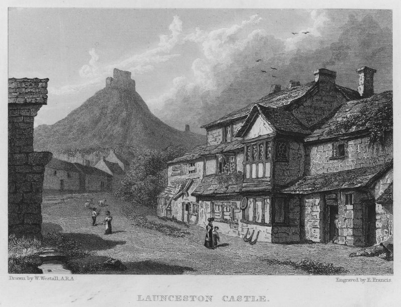 Château de Launceston - William (after) Westall
