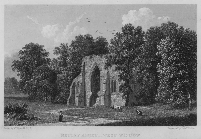 Abbaye de Netley, Fenêtre Ouest - William (after) Westall