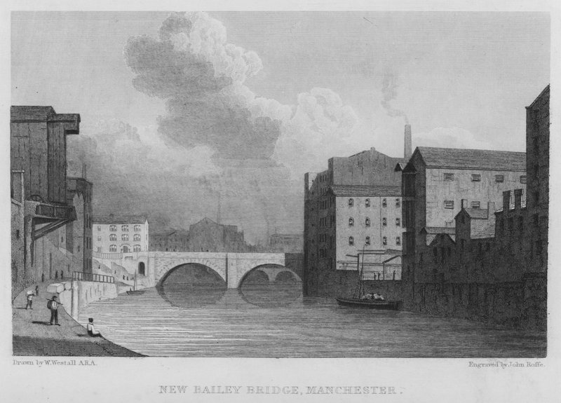 Nouveau pont Bailey, Manchester - William (after) Westall