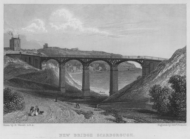 Nouveau pont, Scarborough - William (after) Westall