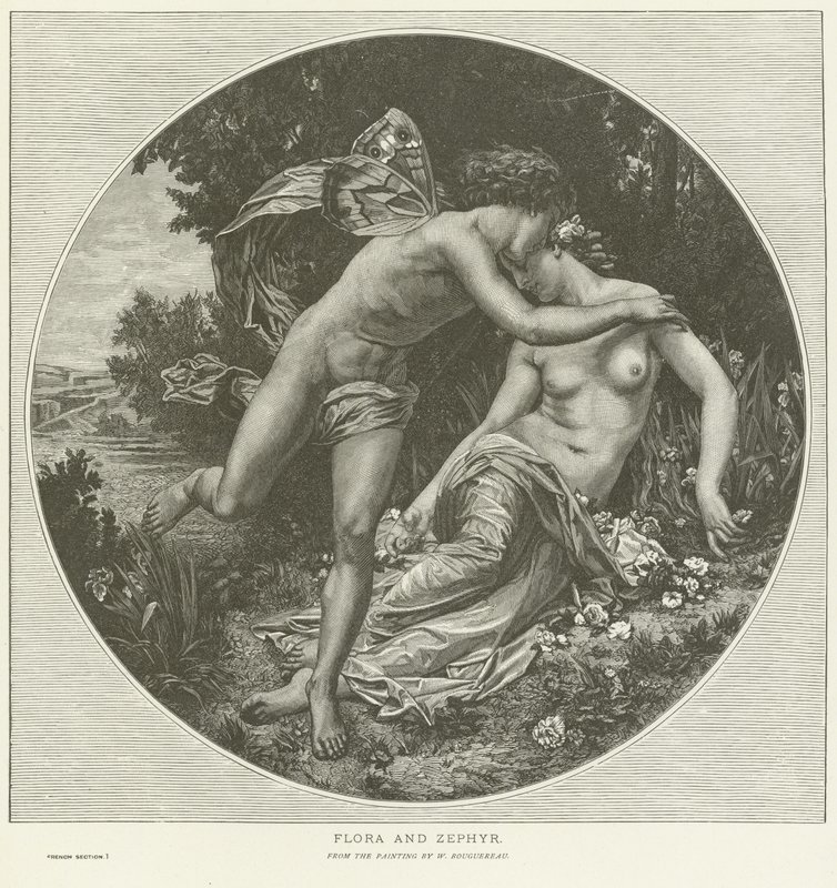 Flore et Zéphyr - William Adolphe Bouguereau