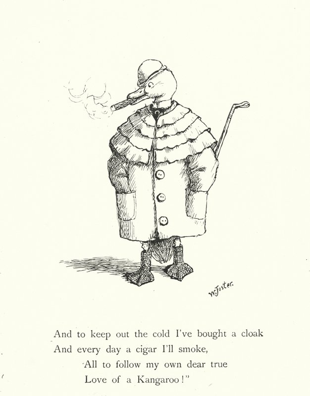 Le canard et le kangourou (gravure) - William Foster