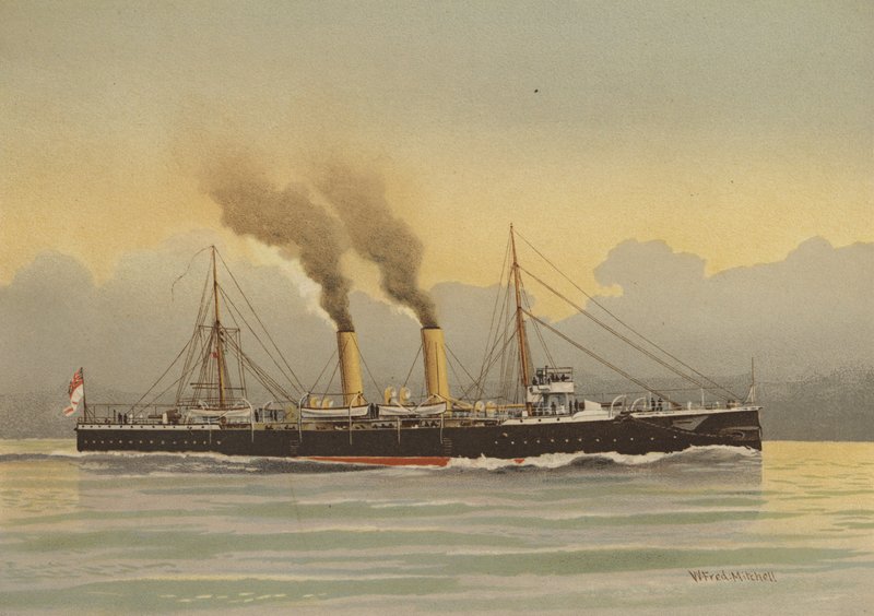 HMS Latona, croiseur de 2ème classe - William Frederick Mitchell