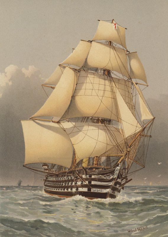 HMS Victoria, 121 canons - William Frederick Mitchell