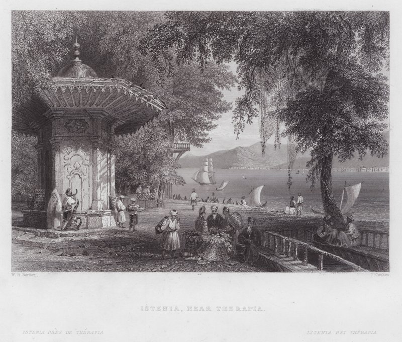 Istenia, près de Thérapia - William H. Bartlett