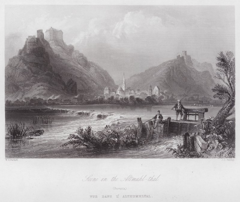 Scène dans la vallée de l