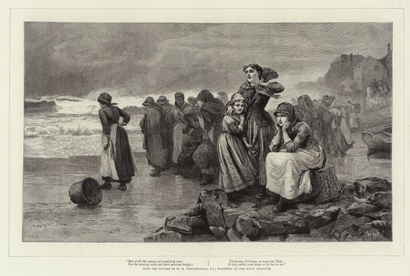 Femmes attendant - William Harris Weatherhead
