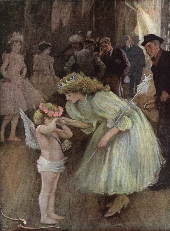 Cupidon en détresse - une bonne fée - William Hatherell