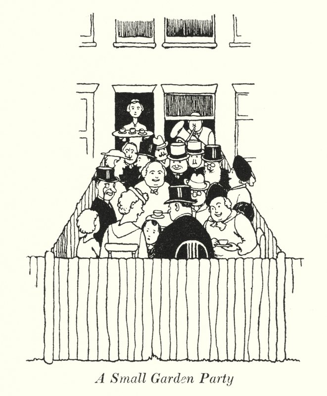 Une petite fête de jardin - William Heath Robinson