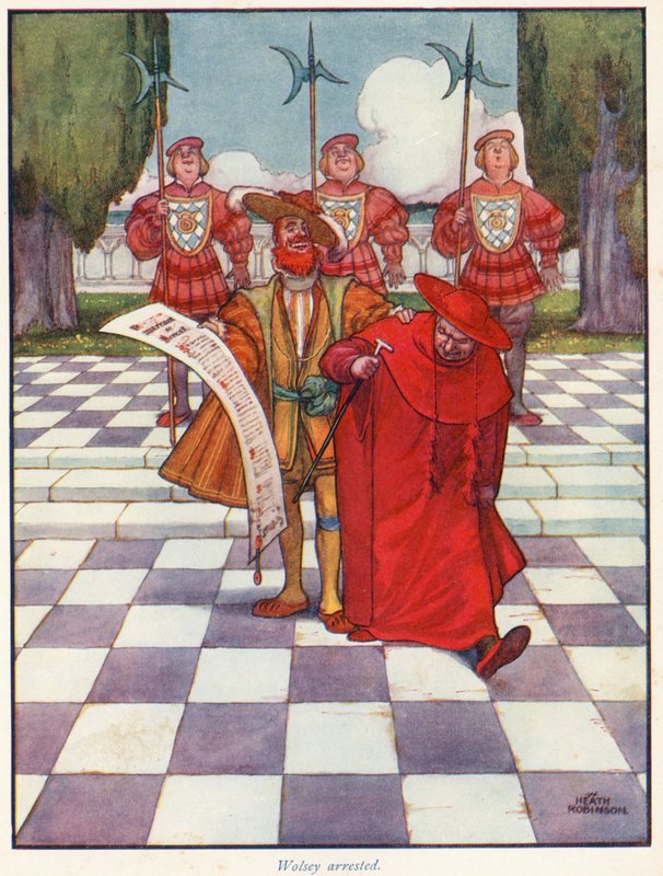 Le Cardinal Wolsey Arrêté - William Heath Robinson
