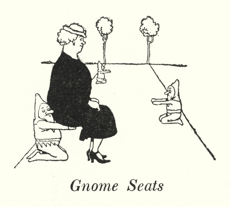 Sièges de gnome - William Heath Robinson