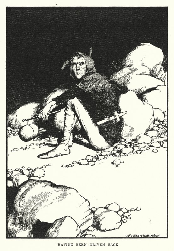 Ayant été repoussé - William Heath Robinson