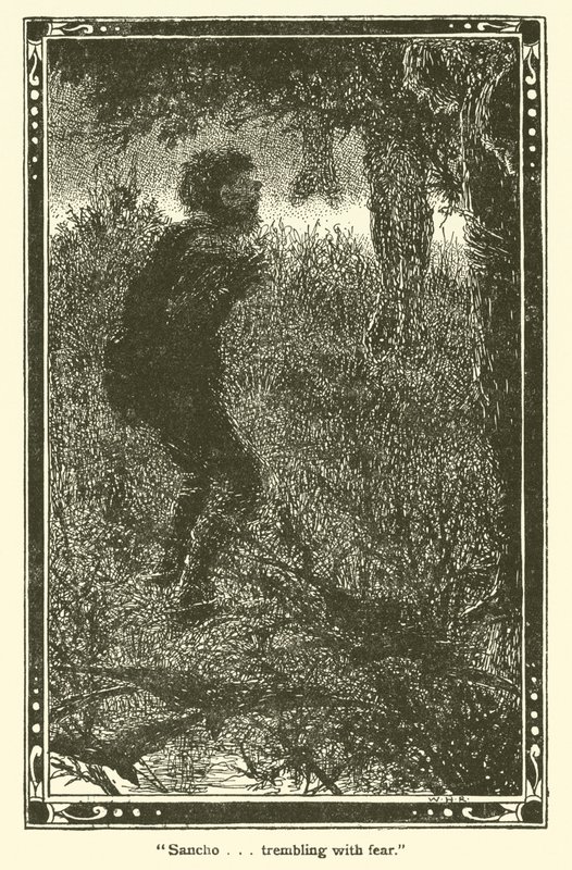 Illustration pour Don Quichotte - William Heath Robinson