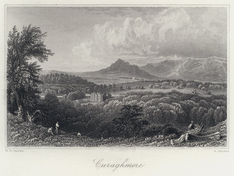 Curaghmore (gravure) - William Henry Bartlett