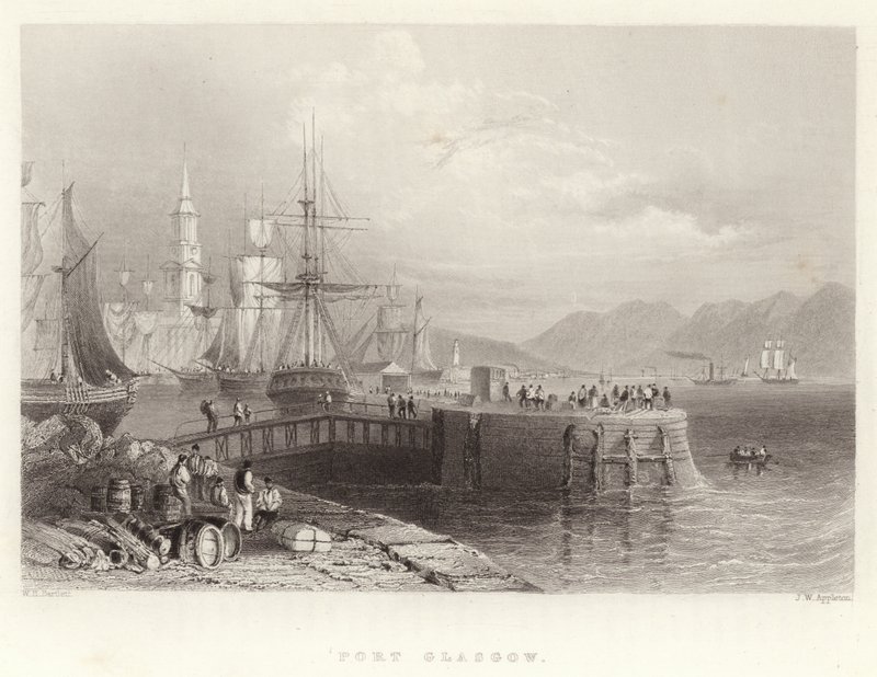 Port Glasgow - William Henry Bartlett