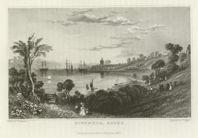 Wivenhoe, Essex - William Henry Bartlett