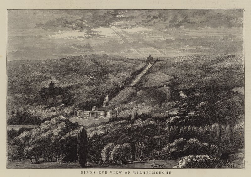 Vue aérienne de Wilhelmshöhe - William Henry James Boot