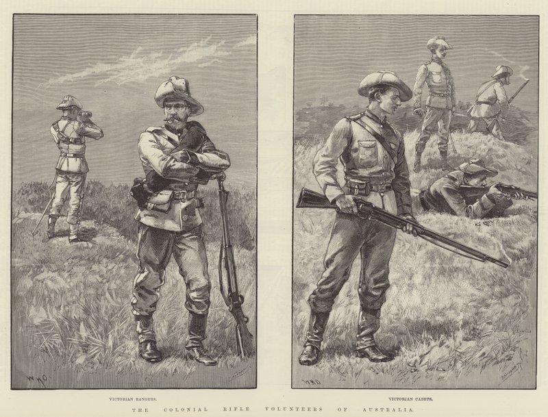 Les volontaires de fusiliers coloniaux d