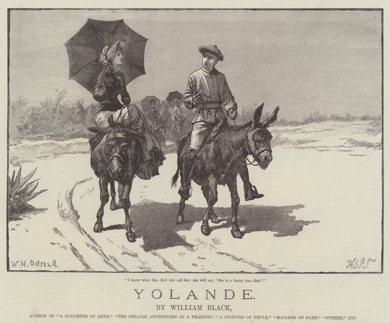 Yolande, par William Black - William Heysham Overend