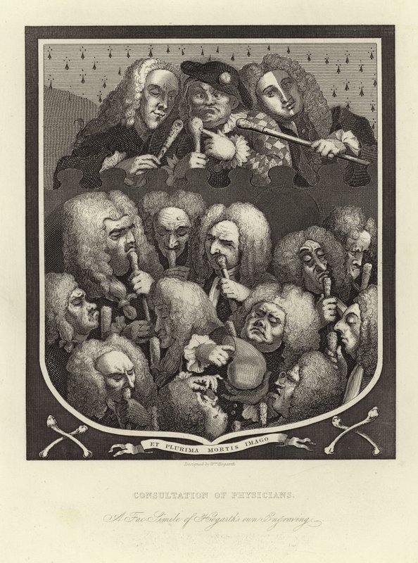 Consultation de Médecins - William Hogarth