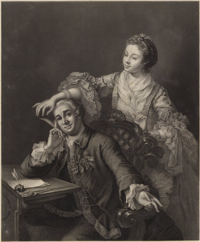 David Garrick et sa femme - William Hogarth