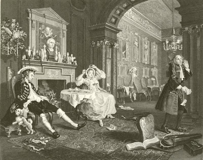Le Mariage à la Mode - William Hogarth