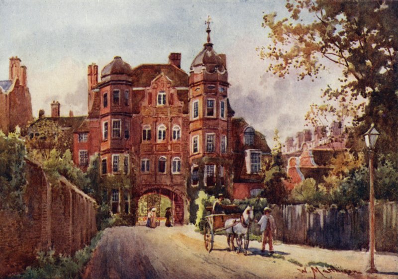 Newnham College, portail - William Matthison