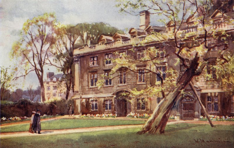Le Bâtiment des Fellows à Christs College - William Matthison