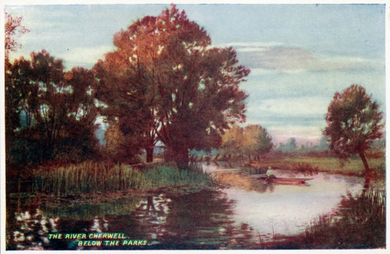 La rivière Cherwell, en dessous des parcs - William Matthison
