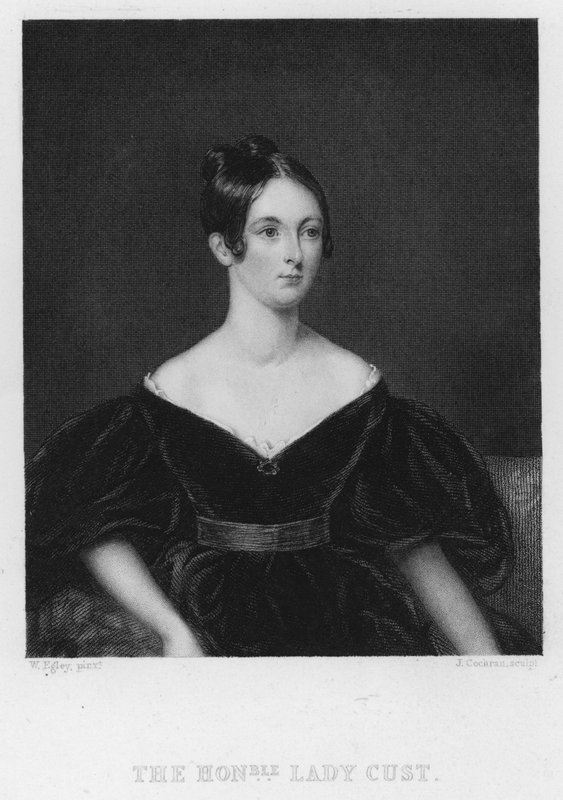 Lady Cust (gravure) - William Maw Egley
