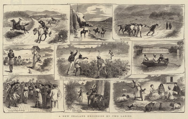 Excursion en Nouvelle-Zélande par deux dames - William Ralston