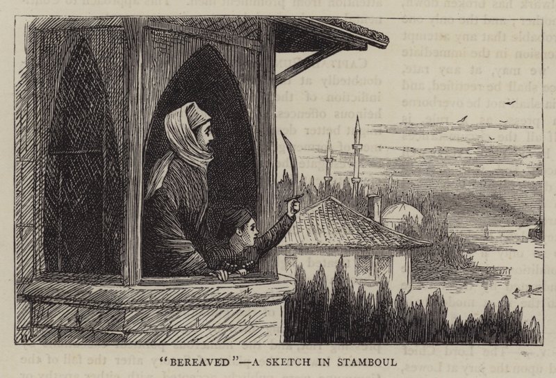 En deuil, une esquisse à Stamboul - William Ralston