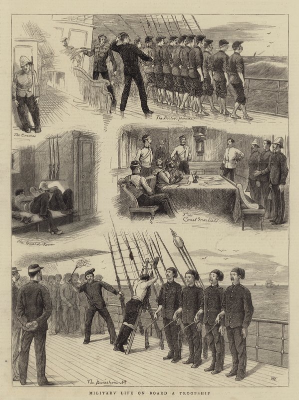 Vie militaire à bord d
