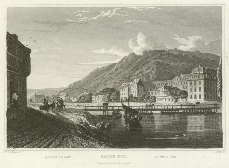 Bains Ems - William Tombleson