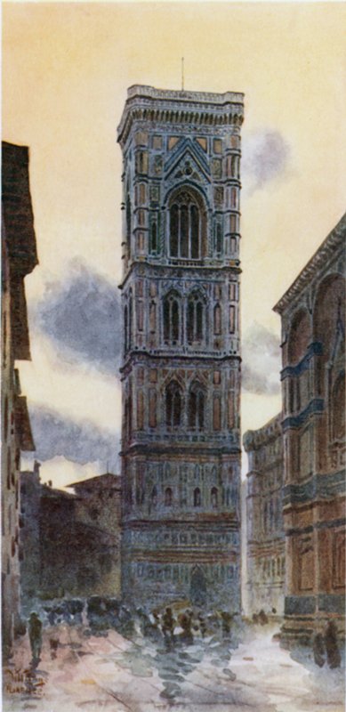 Florence. Le Campanile - William Wiehe Collins