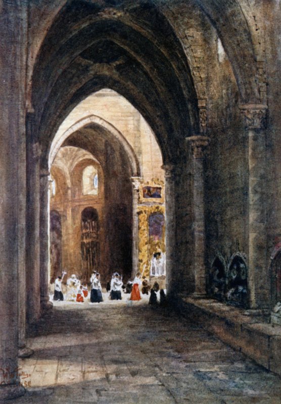 Orense, dans la cathédrale - William Wiehe Collins
