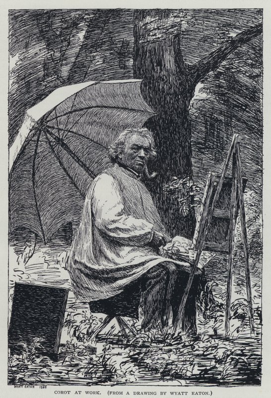 Corot au travail - Wyatt Eaton
