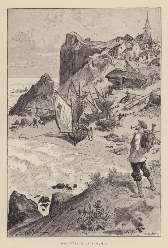 Découverte de Plouhic - after Albert Robida